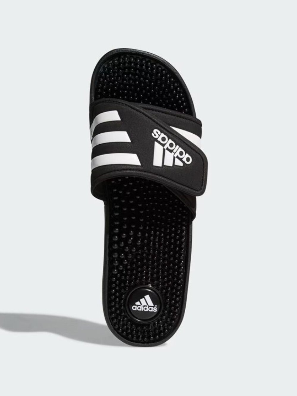 ADIDAS Women's Adissage Slides Size 9 in Black/Black/Cloud White